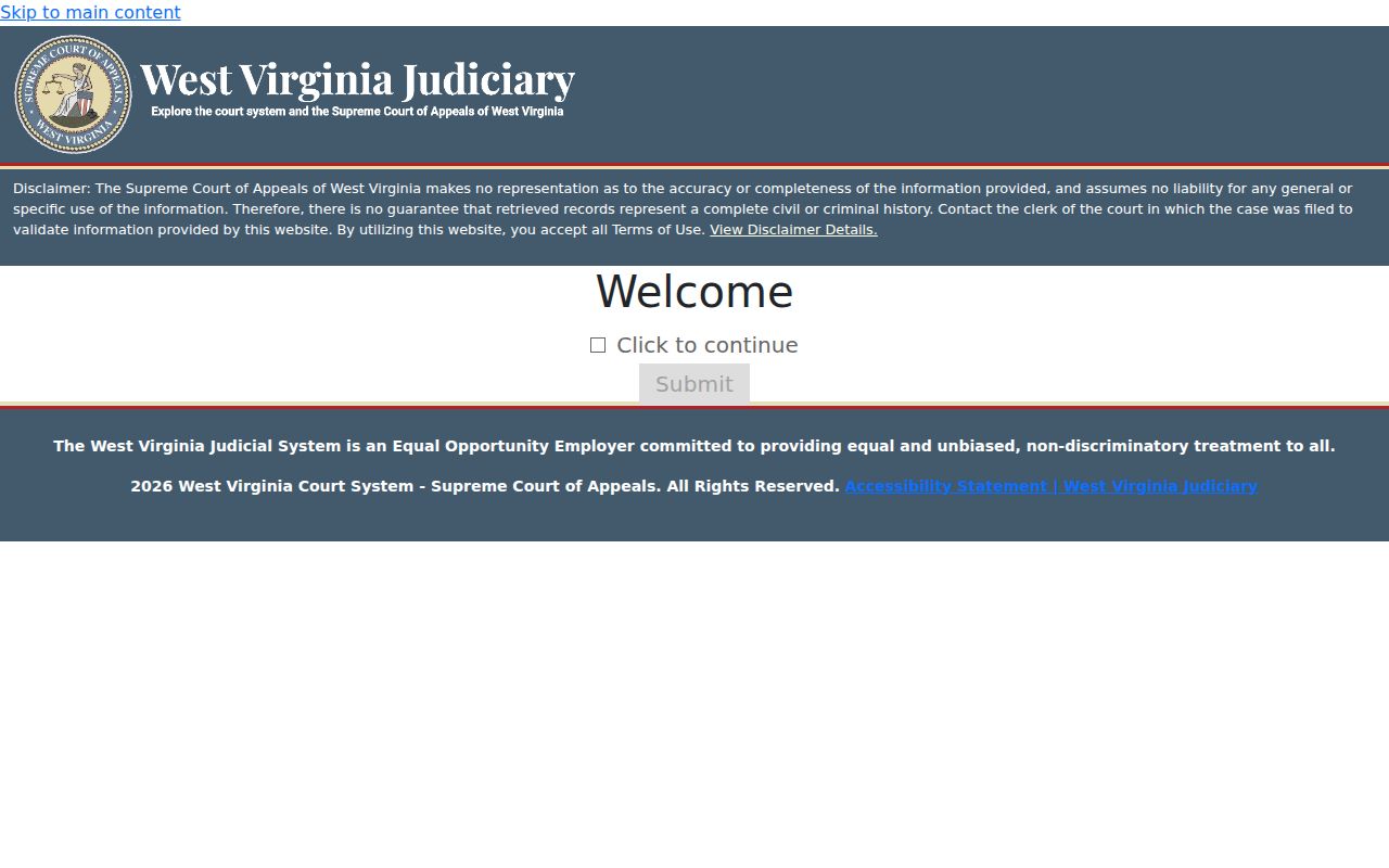 Wood County Magistrate docket search entry